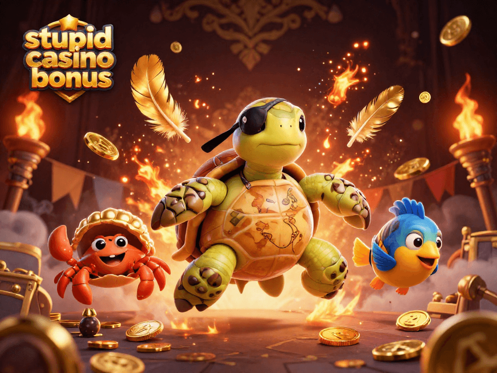 Cliquez dans le bonus Stupid Casino avec un pack de bienvenue sans wager et promotions attractives.
