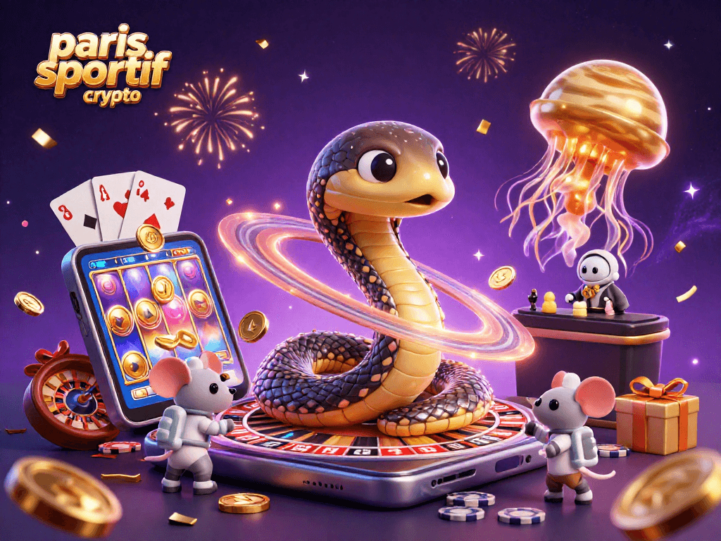 Pariez sur paris sportif crypto avec des personnages intergalactiques et des éléments de jeu captivants.