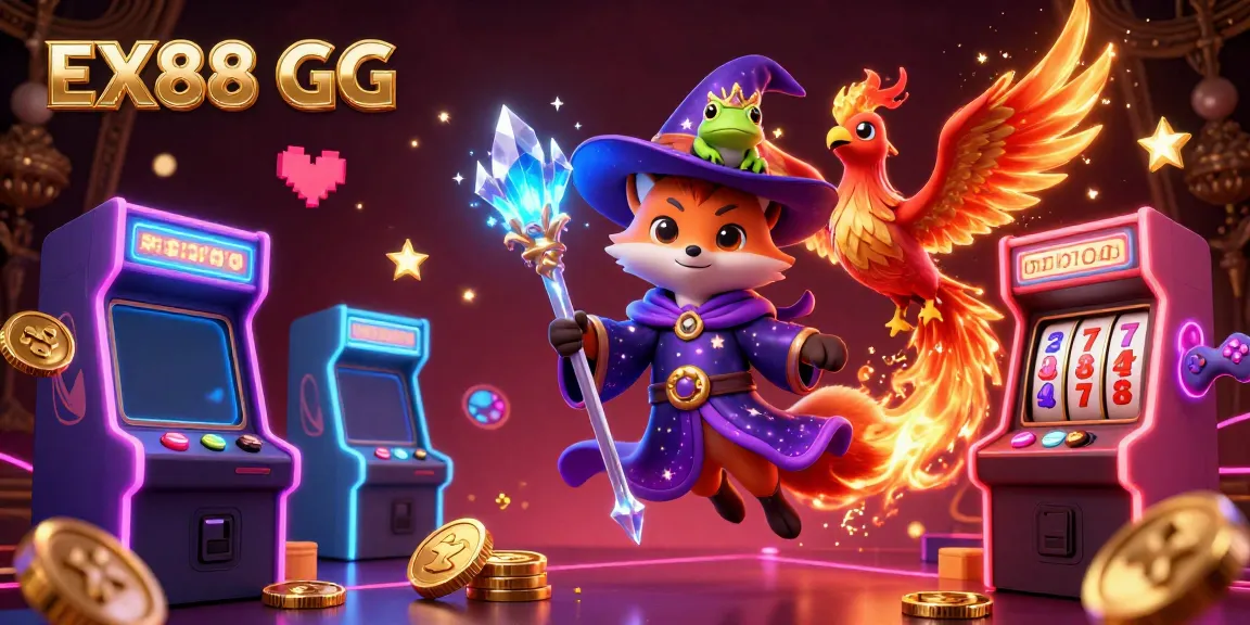 Experience the magic of gambling with EX88 GG's fantasy-themed slots and vibrant arcade.